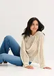 Spitzen-Shirt mit Volants aus Baumwolle, bonprix