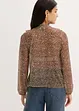 Mesh-Shirt mit Volant und Schluppe, bonprix