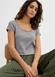 T-Shirt aus reiner Baumwolle, bonprix