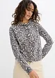 Feinstrickjacke mit Leopardenmuster, bonprix