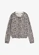 Feinstrickjacke mit Leopardenmuster, bonprix