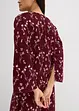 Florales Midikleid aus reiner Viskose, bonprix