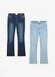Schlupfjeans Mid Waist (2er Pack), bonprix