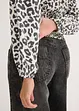Kurze Bluse mit Raffungen, bonprix