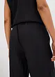 Schlupfhose aus strukturiertem Viskose-Mix, bonprix