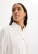Bluse mit Wickel-Detail aus strukturiertem Material, bonprix