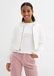 Sweat zippé à capuche 100% coton, bonprix