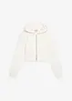 Sweat zippé à capuche 100% coton, bonprix
