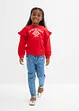 Lot de 2 sweats doux en coton mélangé, bonprix