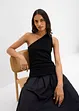 Off-Shoulder Stricktop aus Viskose-Mix, bonprix