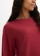 Kurzes Kleid mit Volant aus Punto di Roma, bonprix