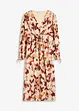 Bedrucktes Midikleid mit Lurex, bonprix