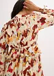 Bedrucktes Midikleid mit Lurex, bonprix