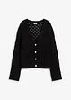 Ajour-Strickjacke, bonprix