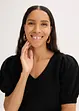 Pullover mit Kurzarm, bonprix