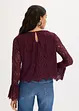 Spitzen-Bluse mit Volants, bonprix