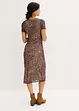 Midikleid aus softem Mesh, bonprix