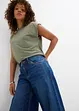 Wide-Leg-Jeans Mid Waist, bonprix