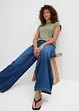 Wide-Leg-Jeans Mid Waist, bonprix