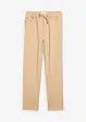 Pantalon droit taille élastiquée, 100% coton, bonprix