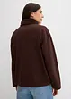 Twill-Jacke mit Cordkragen, bonprix