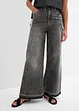 Wide-Leg-Jeans High Waist, cropped, bonprix
