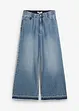 Wide-Leg-Jeans High Waist, cropped, bonprix