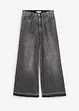 Wide-Leg-Jeans High Waist, cropped, bonprix