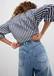 Wide-Leg-Jeans High Waist, cropped, bonprix