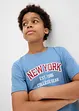 Lot de 2 T-shirts 100% coton, bonprix