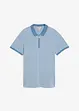 Piqué-Poloshirt mit Reißverschluss, bonprix
