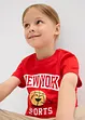 Lot de 2 T-shirts 100% coton, bonprix