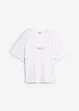 T-Shirt mit 3D-Print aus reiner Bio-Baumwolle, Loose Fit, bonprix