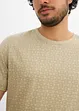 T-Shirt mit Minimalprint aus reiner Bio-Baumwolle, bonprix