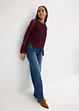 Spitzen-Bluse mit Volants, bonprix