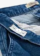 Loose Fit Cargo-Jeans mit verstellbarem Bund, Straight, bonprix