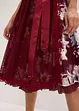 Dirndl avec broderie et jupe en velours (ens. 2 pces), bonprix