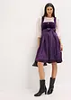 Dirndl mit Samt in Midilänge (2-tlg.Set), bonprix