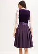Dirndl mit Samt in Midilänge (2-tlg.Set), bonprix