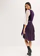 Dirndl mit Samt in Midilänge (2-tlg.Set), bonprix