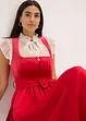 Dirndl mit Samt in Midilänge (2-tlg.Set), bonprix