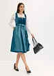 Dirndl mit Samt in Midilänge (2-tlg.Set), bonprix