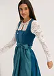 Dirndl mit Samt in Midilänge (2-tlg.Set), bonprix