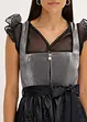Dirndl mit Samt in Midilänge (2-tlg.Set), bonprix