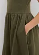 Shirtkleid mit Taschen aus reiner Baumwolle, bonprix