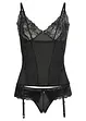 Top porte-jarretelles + string ouvert (ens. 2 pces), VENUS