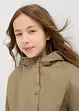 Twill-Jacke mit aufgesetzten Taschen und Kapuze, bonprix