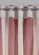 Rideau rayé avec polyester recyclé (1 pce), bonprix