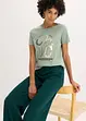 T-shirt avec imprimé brillant, bonprix