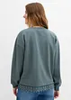 Sweat à empiècement en dentelle, bonprix